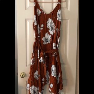NWT Brown Floral Dress